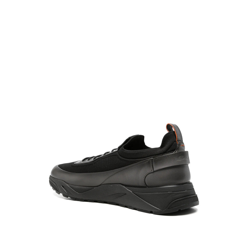 Black Lace Up Sneakers 3