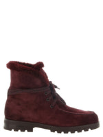 Burgundy Suede Boots 1