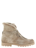 Beige Suede ankle boots 1