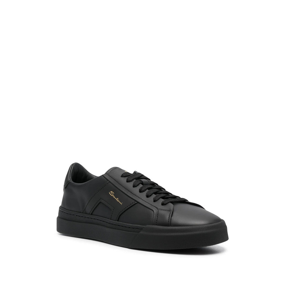Black Logo Sneakers 4