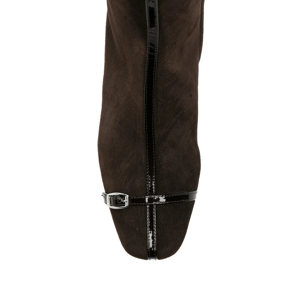 Brown Zipper Starter Boots 4