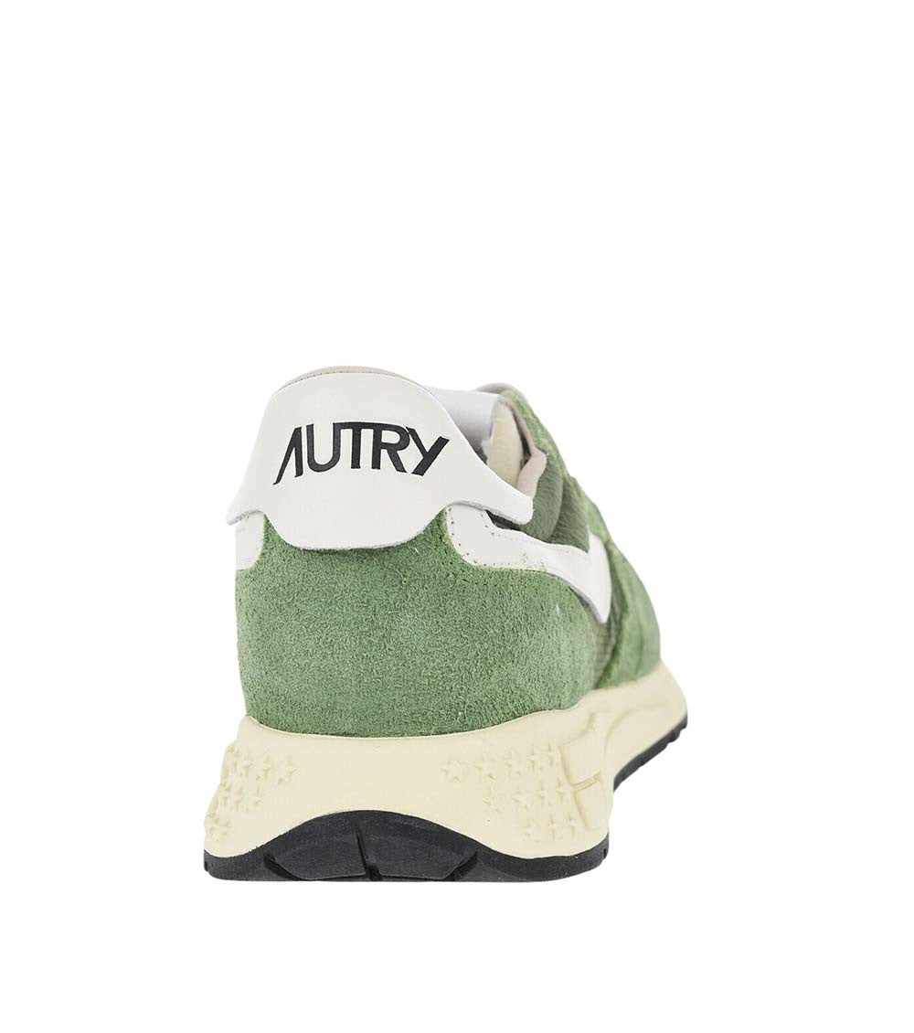 Green Color Block Reelwind Sneakers 3