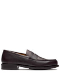 Maroon Leather Adonis Loafers 1
