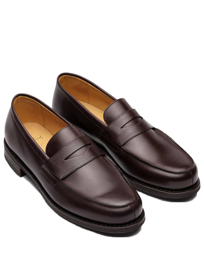 Maroon Leather Adonis Loafers 2