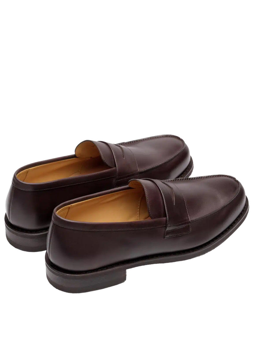 Maroon Leather Adonis Loafers 3