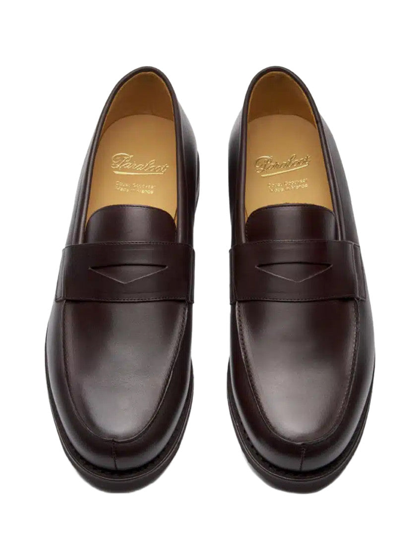 Maroon Leather Adonis Loafers 4