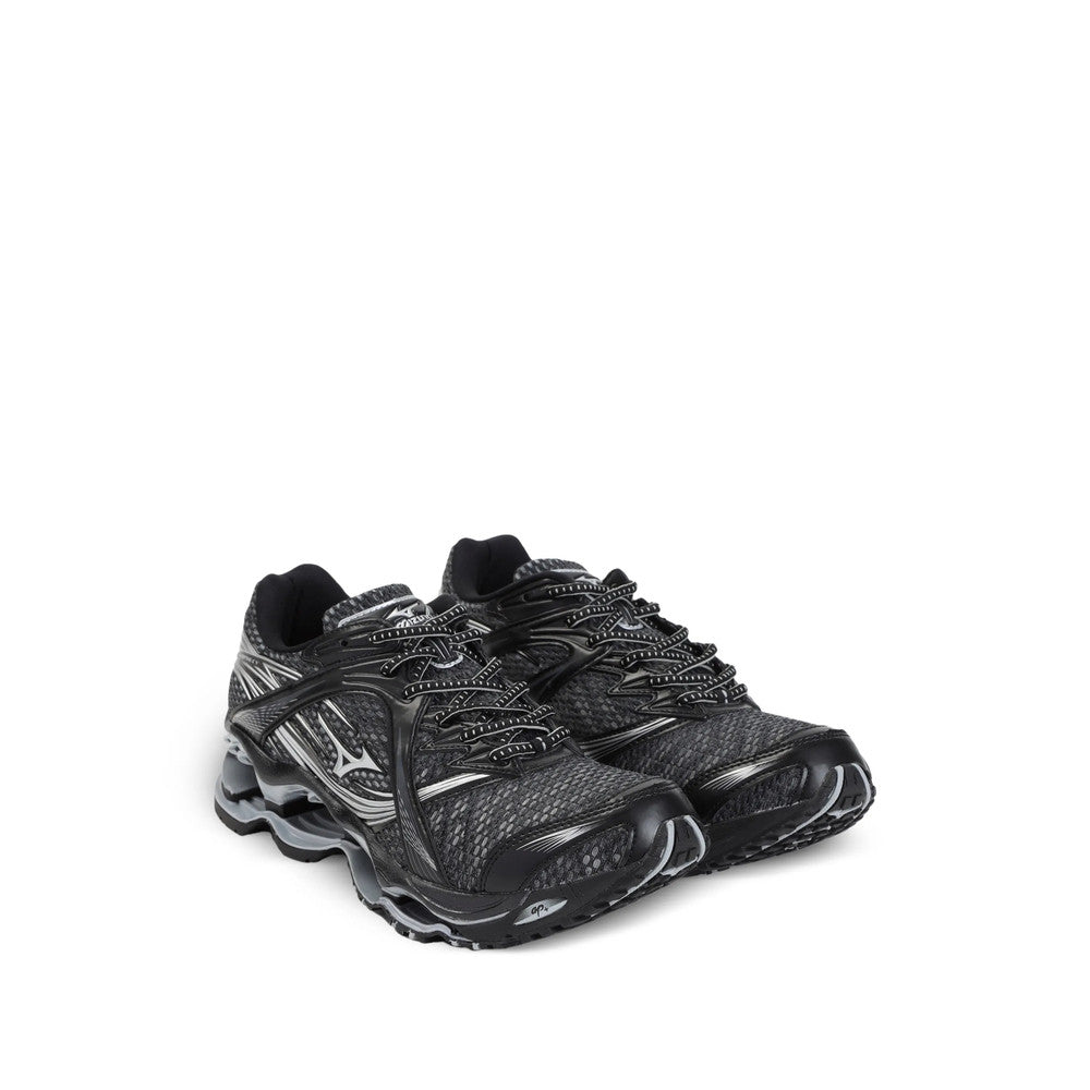 Black Graphic Wave Prophecy Sneakers 2