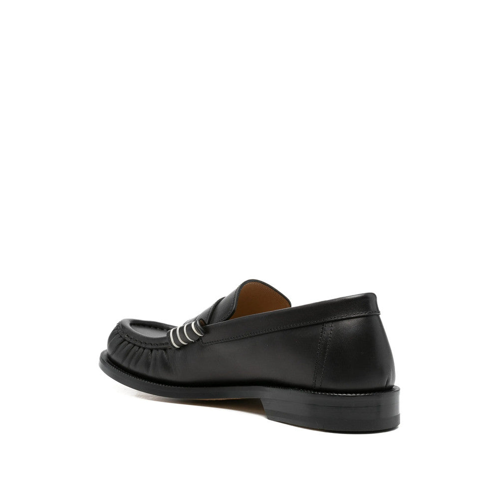 Black Slip On Loafers 3