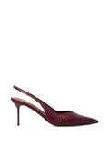 Bordeaux Textured Lidia Pumps 1
