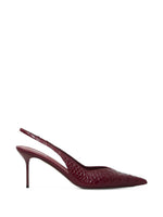 Bordeaux Textured Lidia Pumps 1