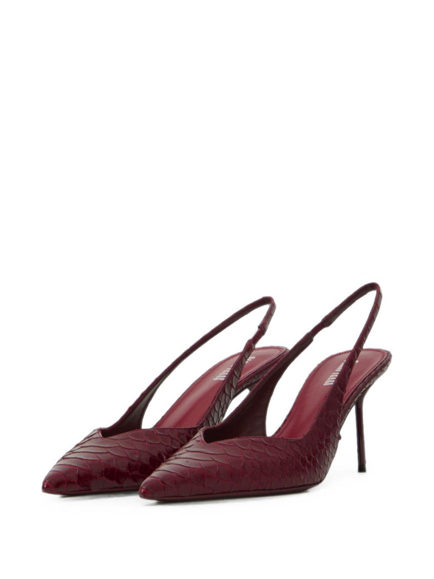 Bordeaux Textured Lidia Pumps 2