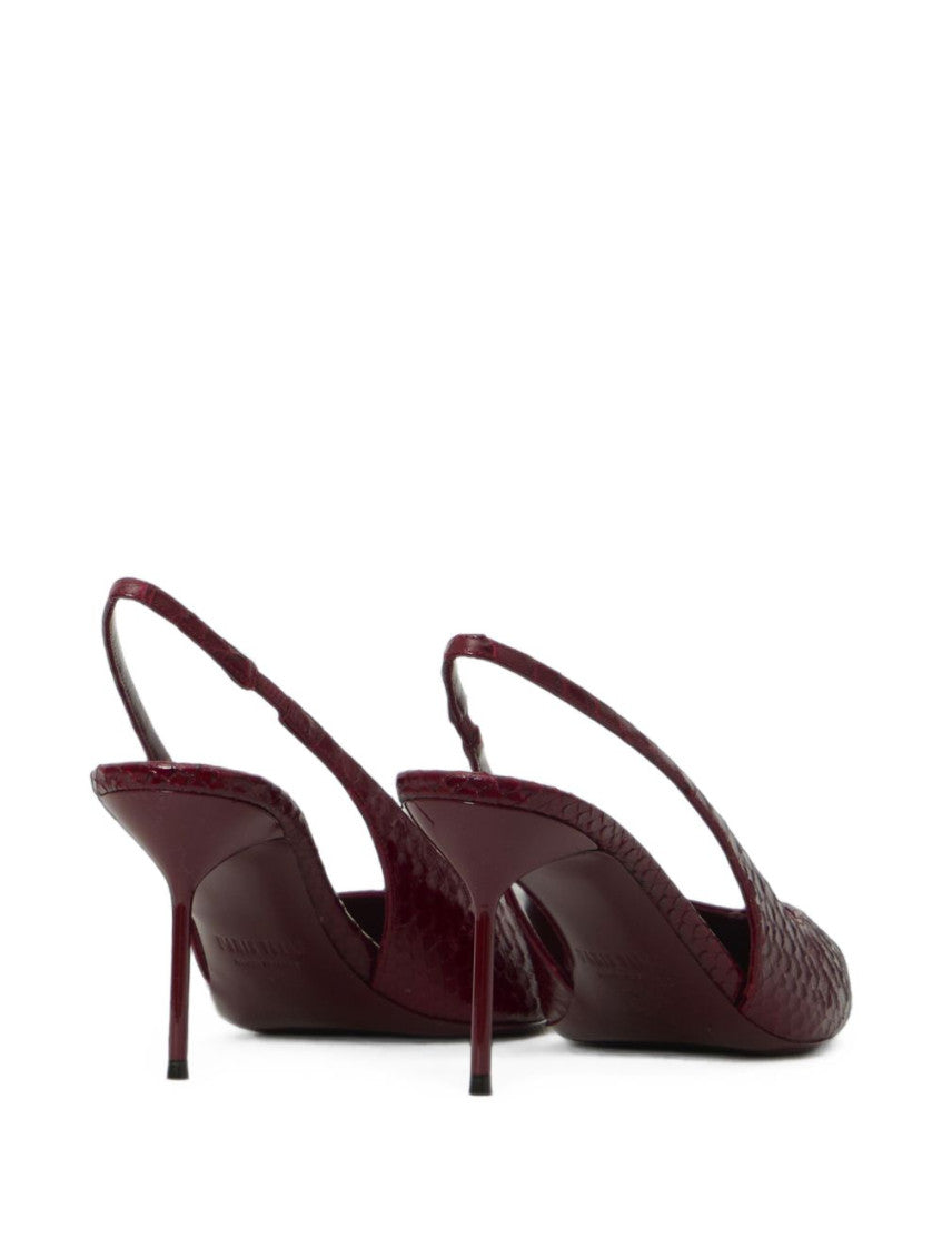 Bordeaux Textured Lidia Pumps 4