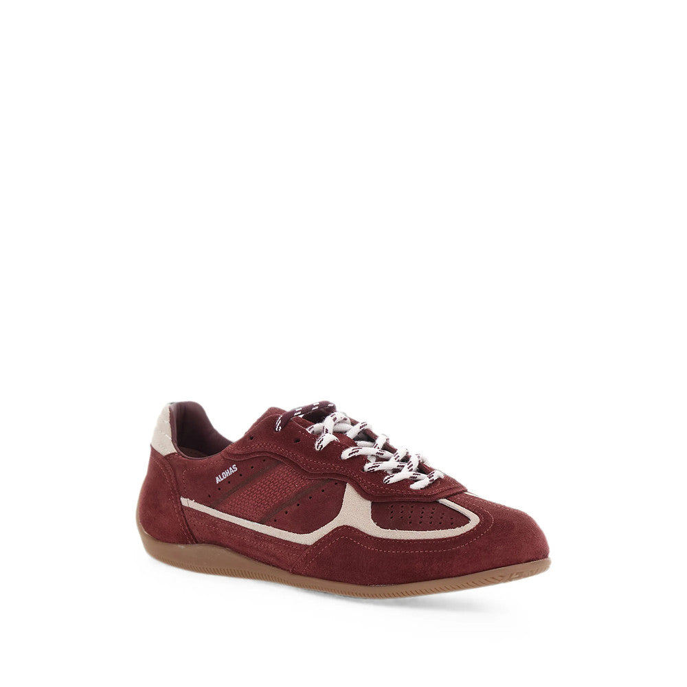 Red Perforated Sneakers 2