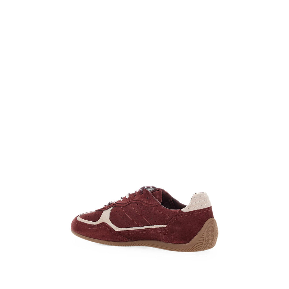 Red Perforated Sneakers 3