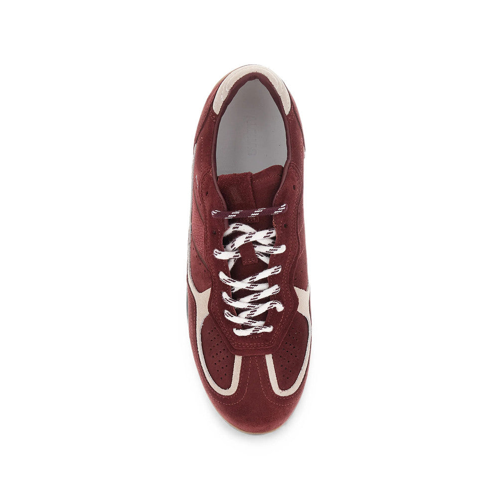 Red Perforated Sneakers 4