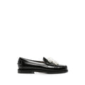 Black Embellished Loafers 1