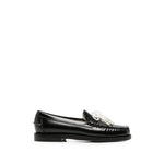 Black Embellished Loafers 1