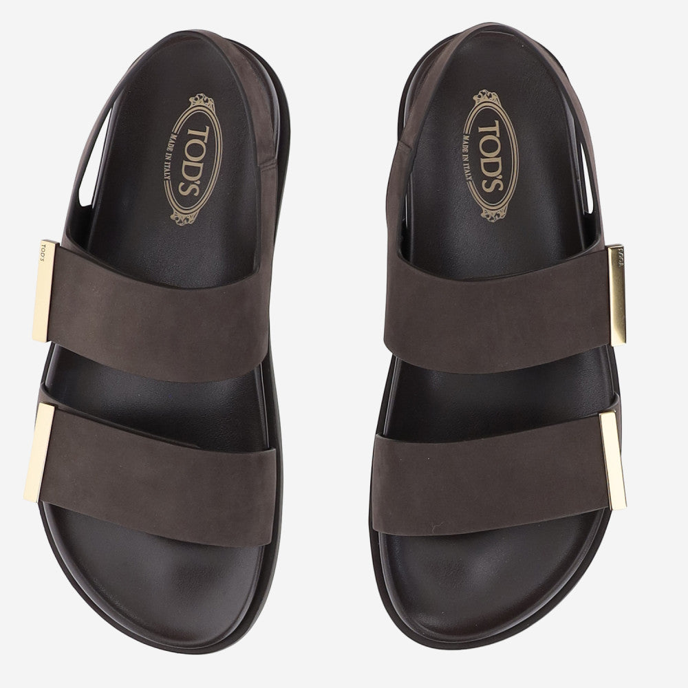 Brown Leather Sandals 2