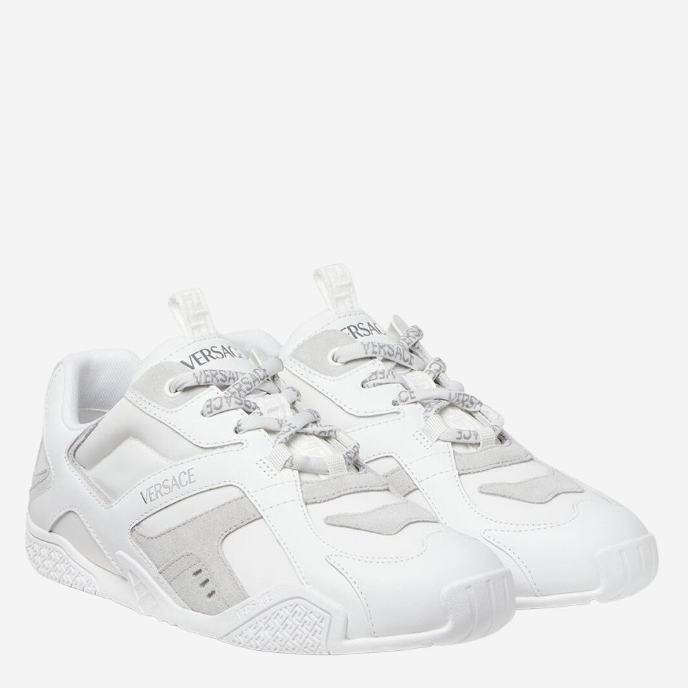 White Lace Up Sneakers 3