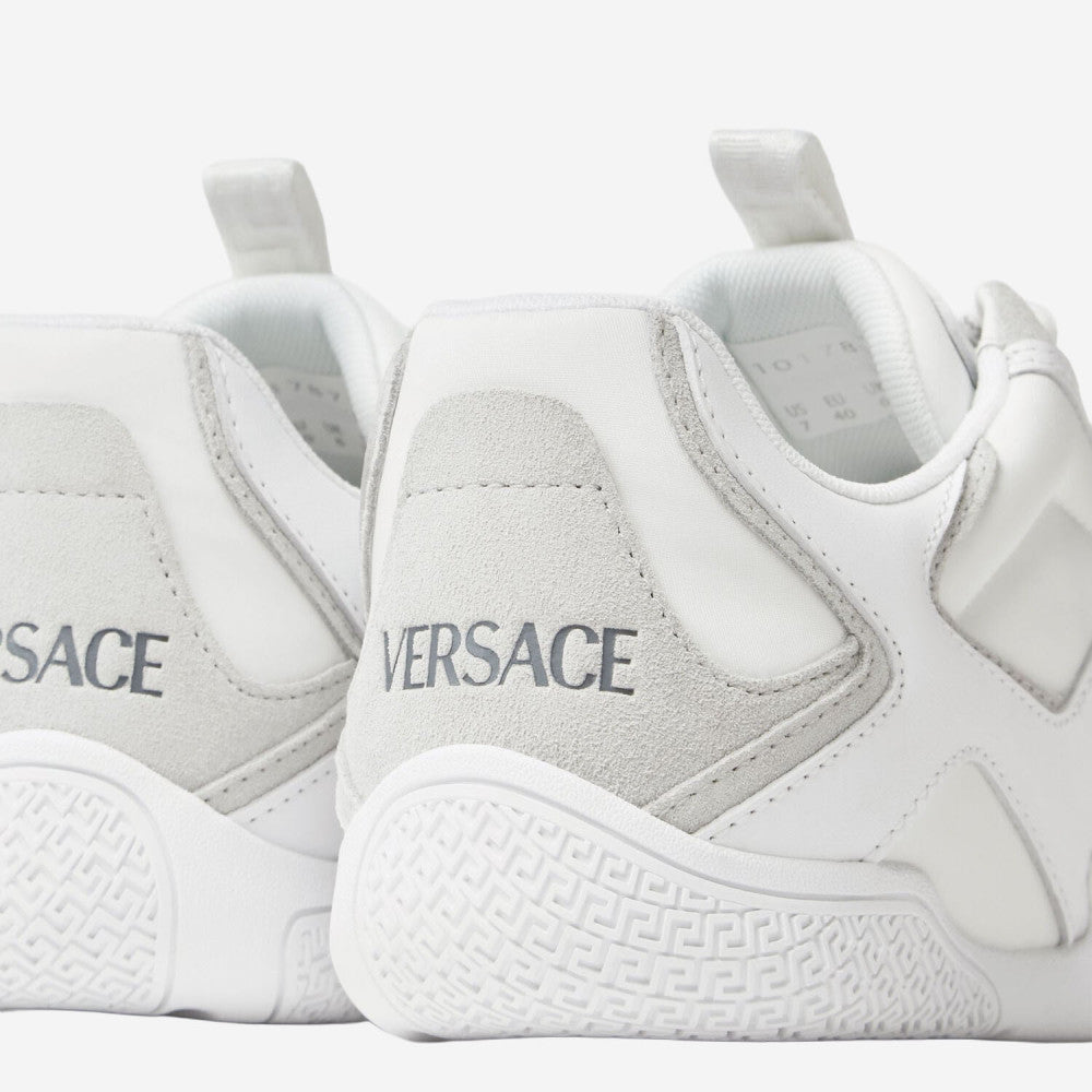 White Lace Up Sneakers 4