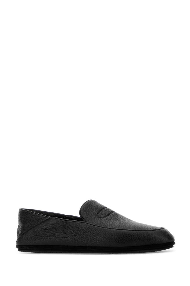 Black Leather Loafers 2