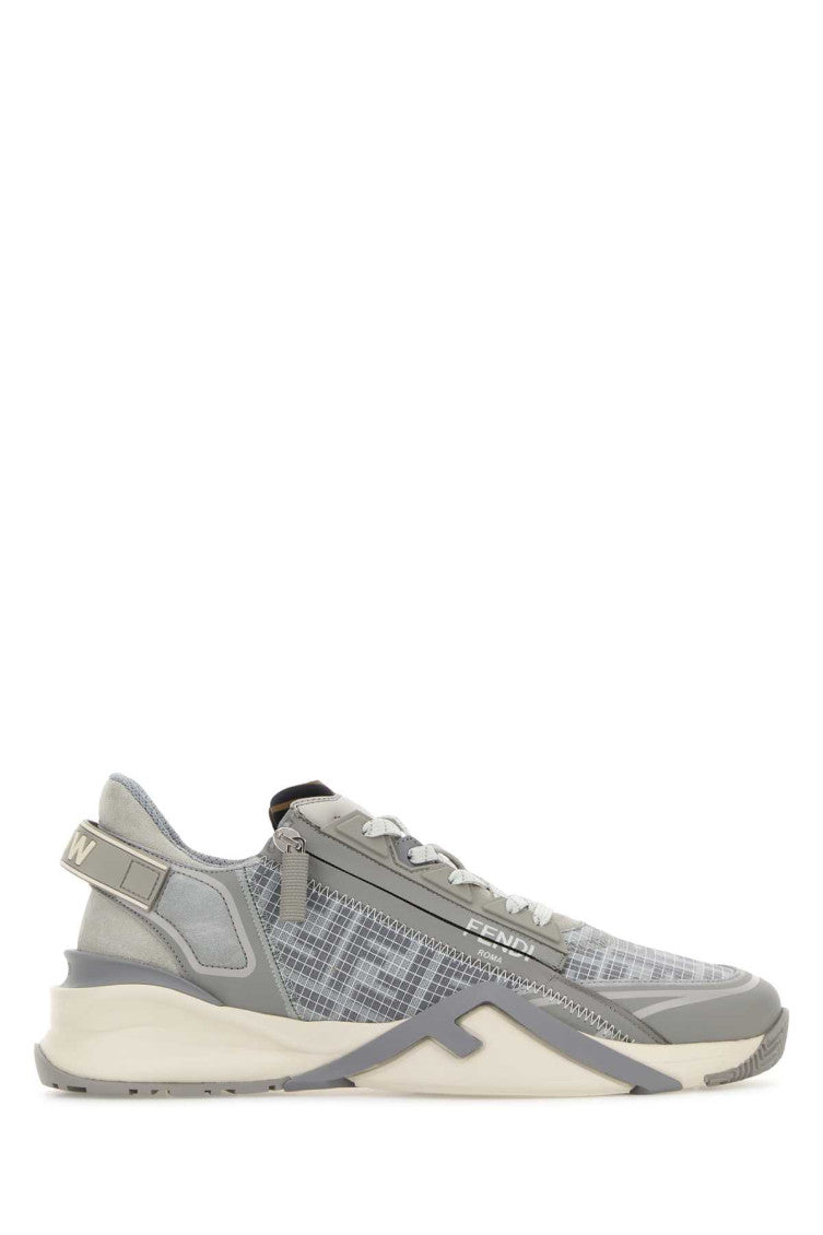Grey Logo Sneakers 1