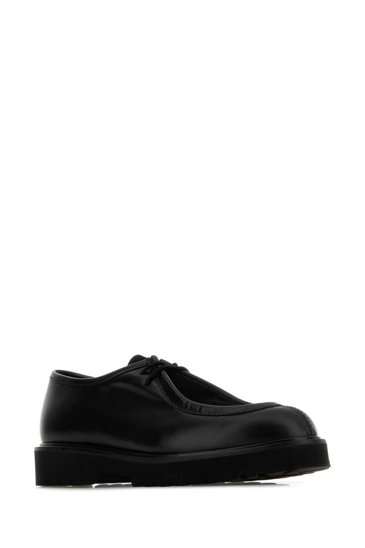 Black Leather Lace-Up Shoes 2