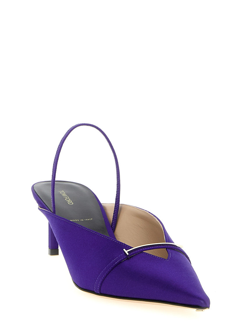 Purple Pointed Toe Pumps 2