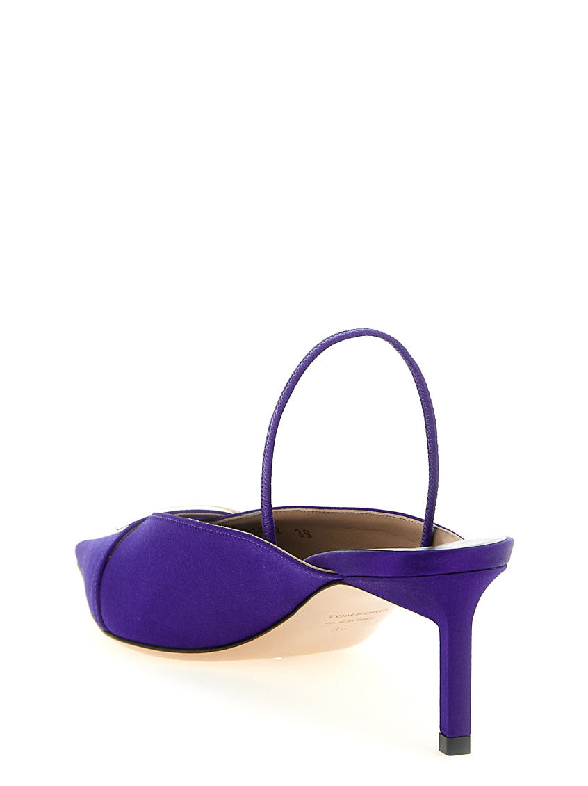 Purple Pointed Toe Pumps 3