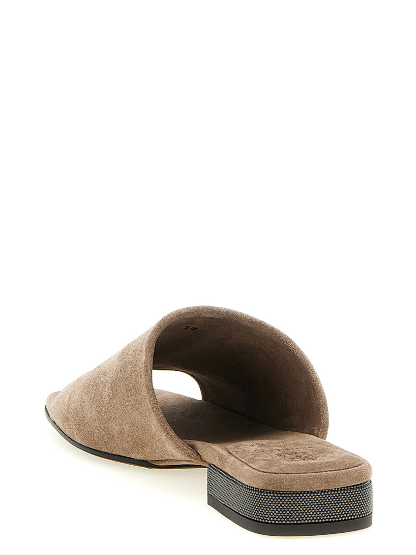 Brown Suede Sandals 3