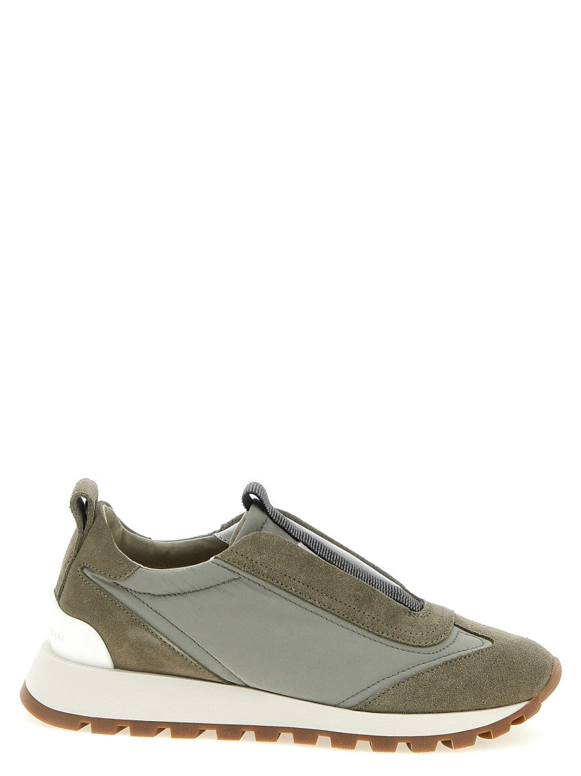 Green Slip On Sneakers 1