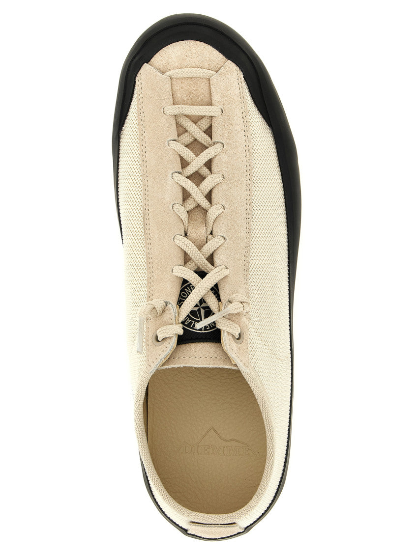 Beige Lace Up Sneakers 4