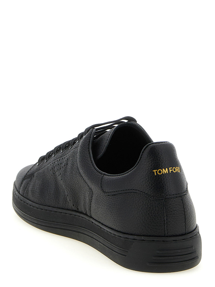 Black Lace Up Sneakers 3