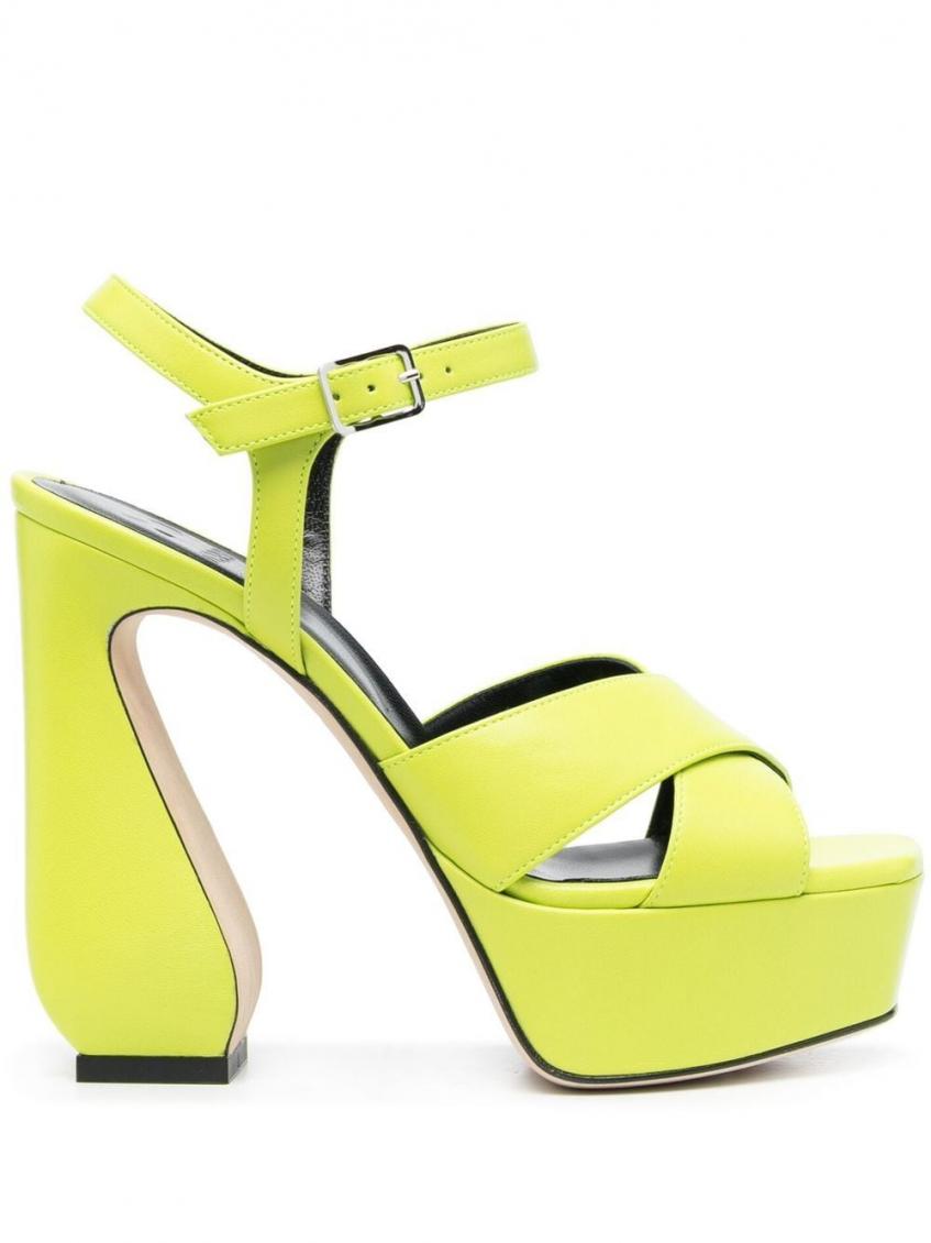 Yellow Leather Heels 2