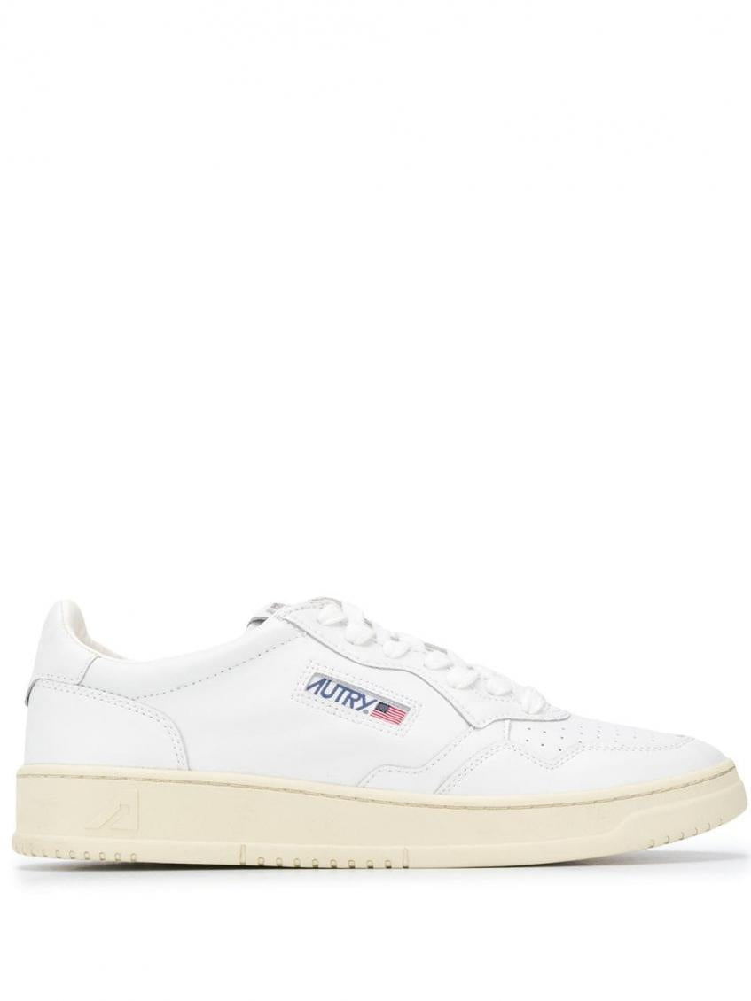 White Low Top Sneakers 2