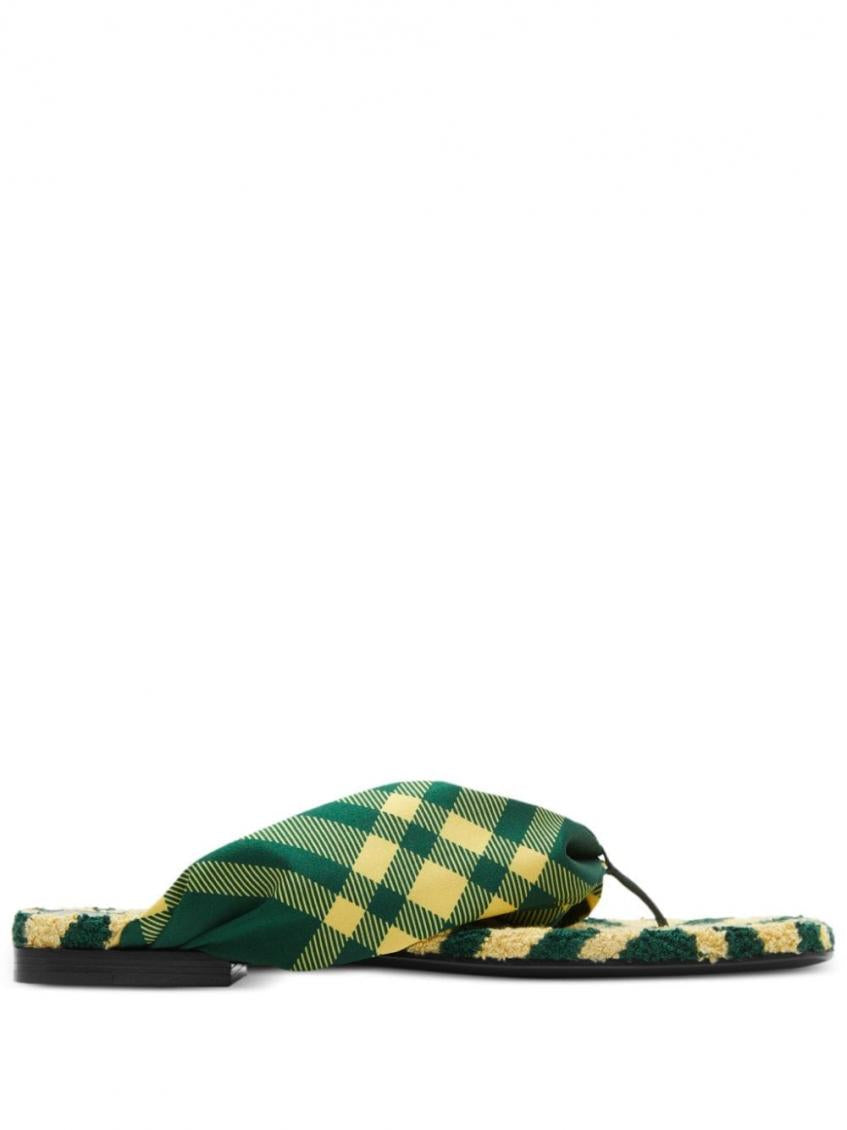 Green Slip On Slides 2
