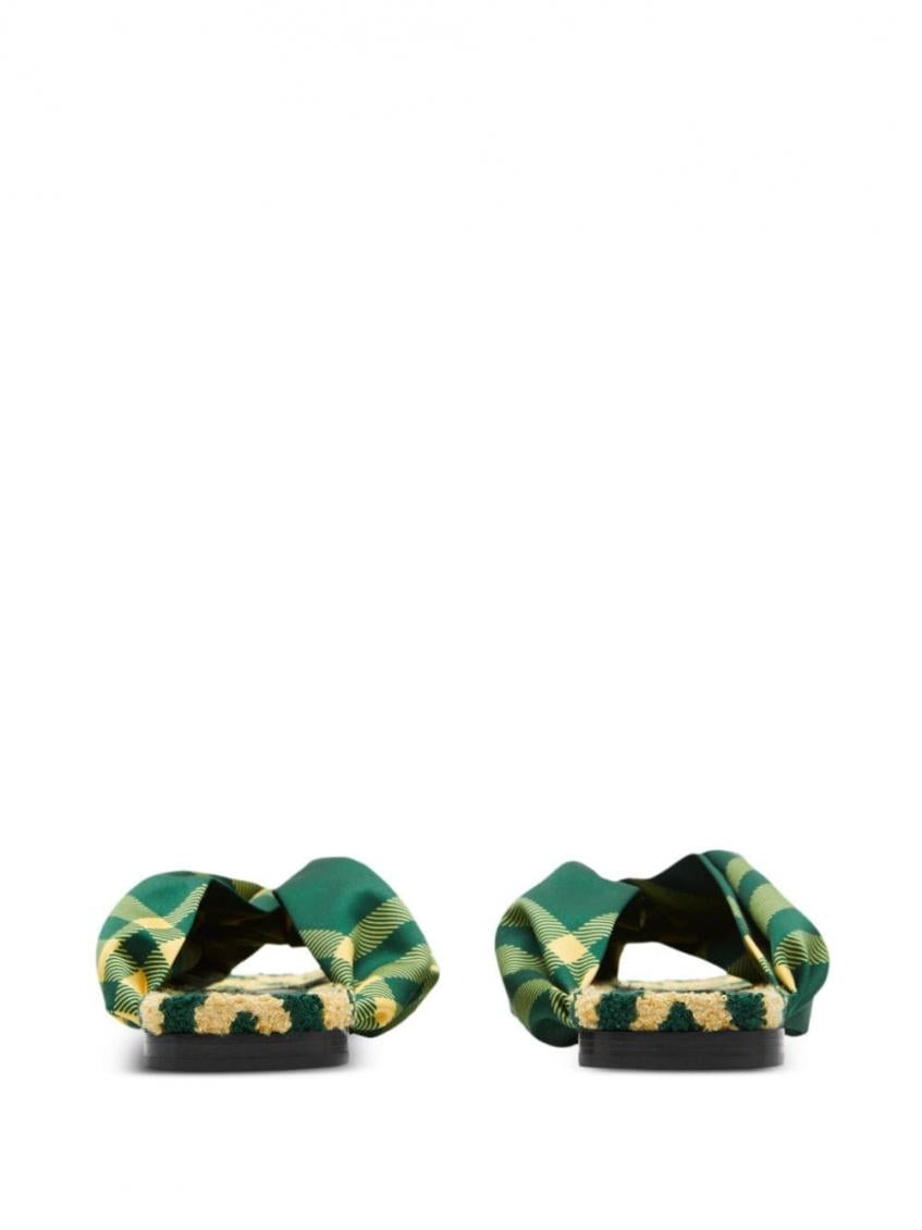 Green Slip On Slides 3