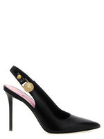 Black Slingback Heels 1