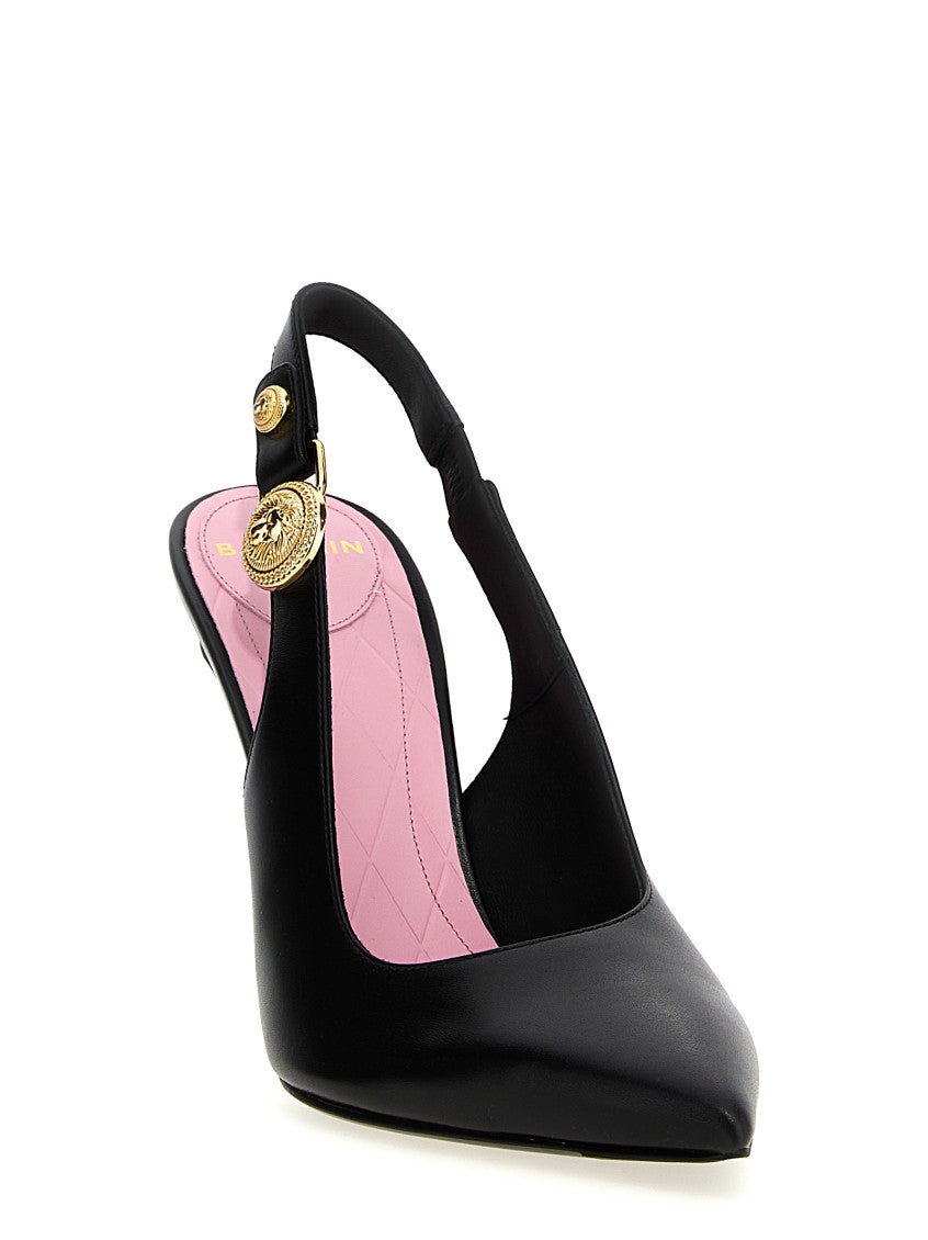 Black Slingback Heels 2