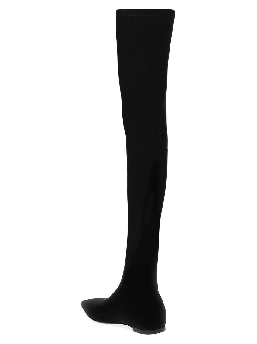 Black Cuissard Jersey Boots 3