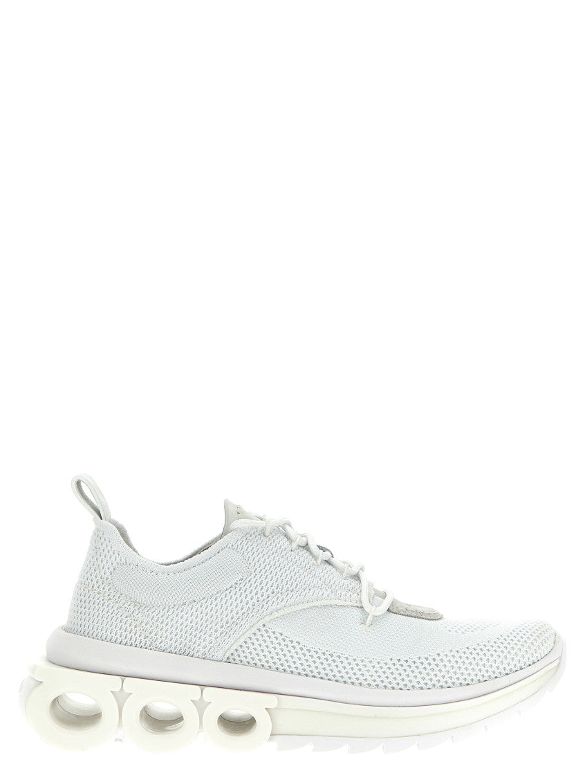 White Lace Up Sneakers 1