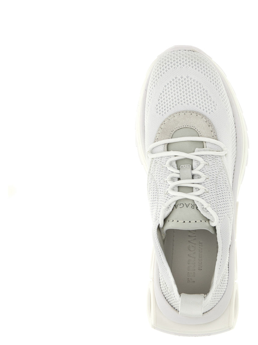 White Lace Up Sneakers 3