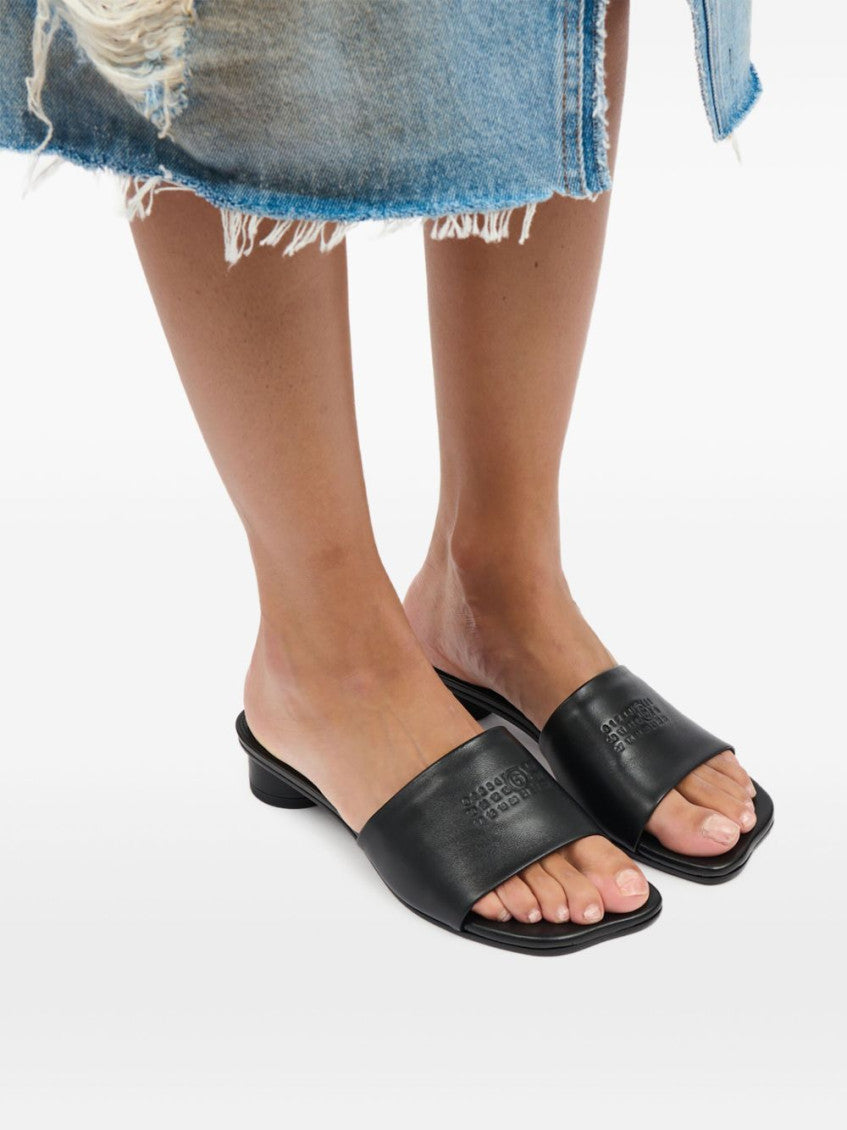 Black Leather Sandals 2
