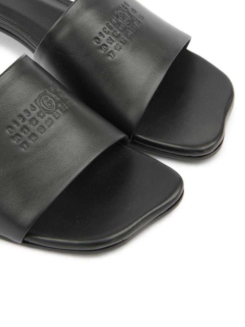 Black Leather Sandals 3