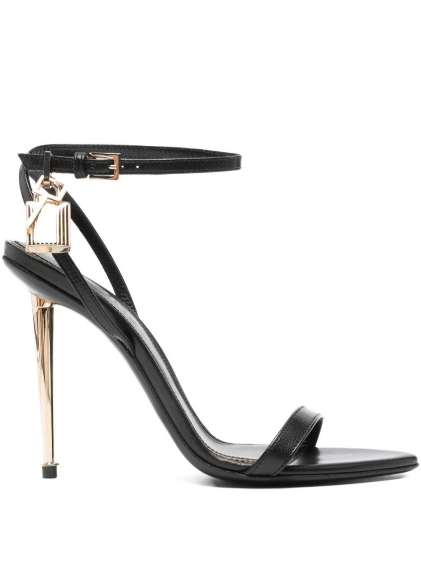 Black Leather Heels 1