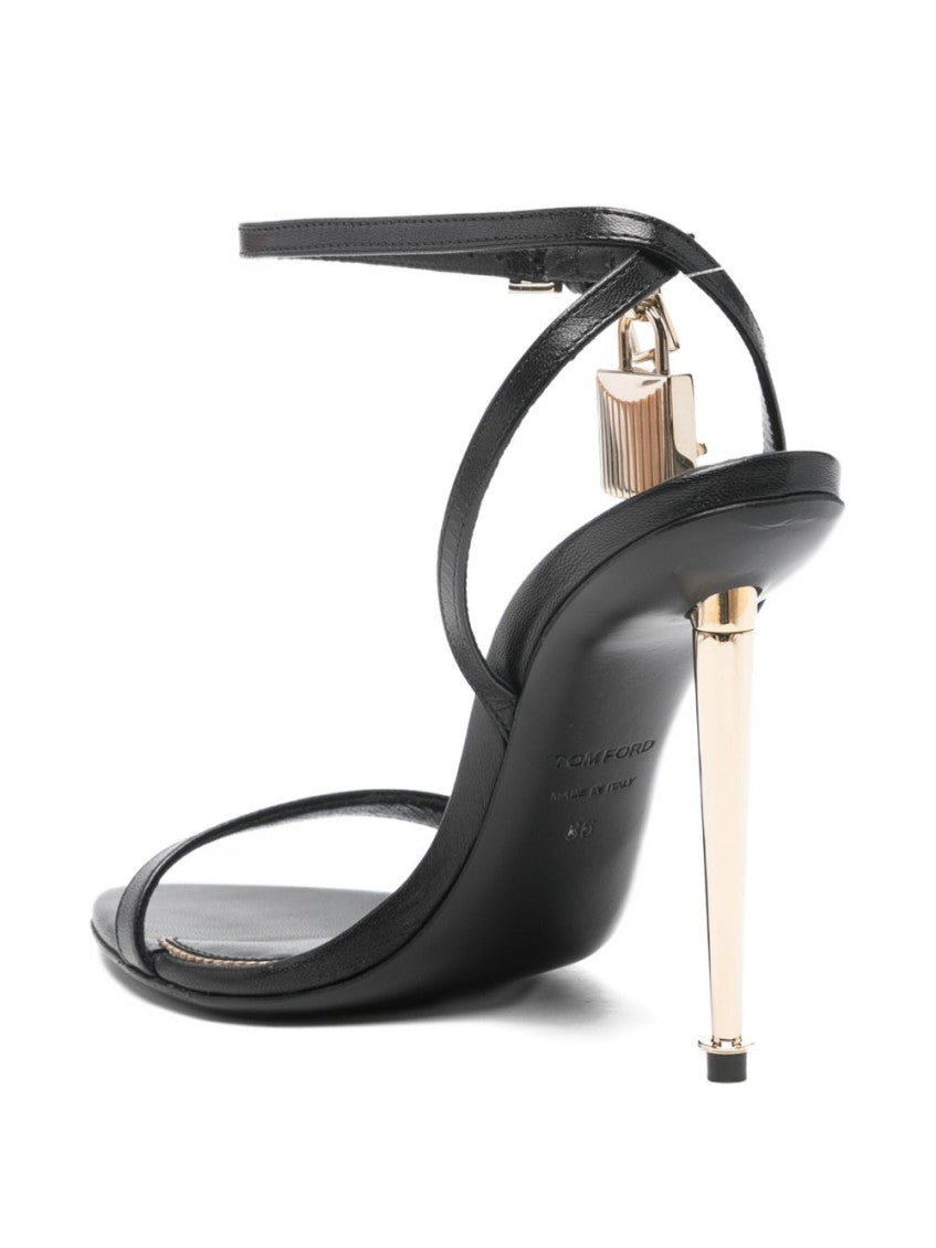 Black Leather Heels 4
