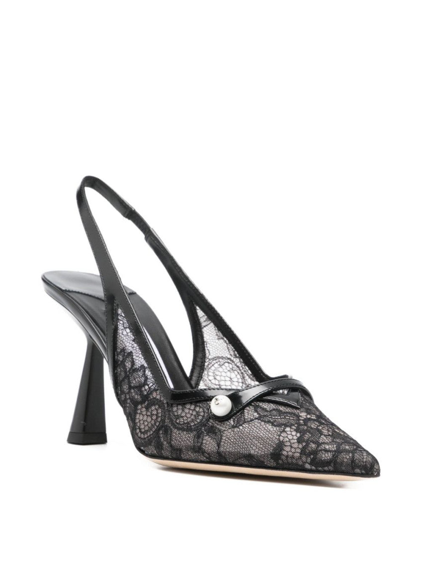 Black Amita patent leather pumps 3