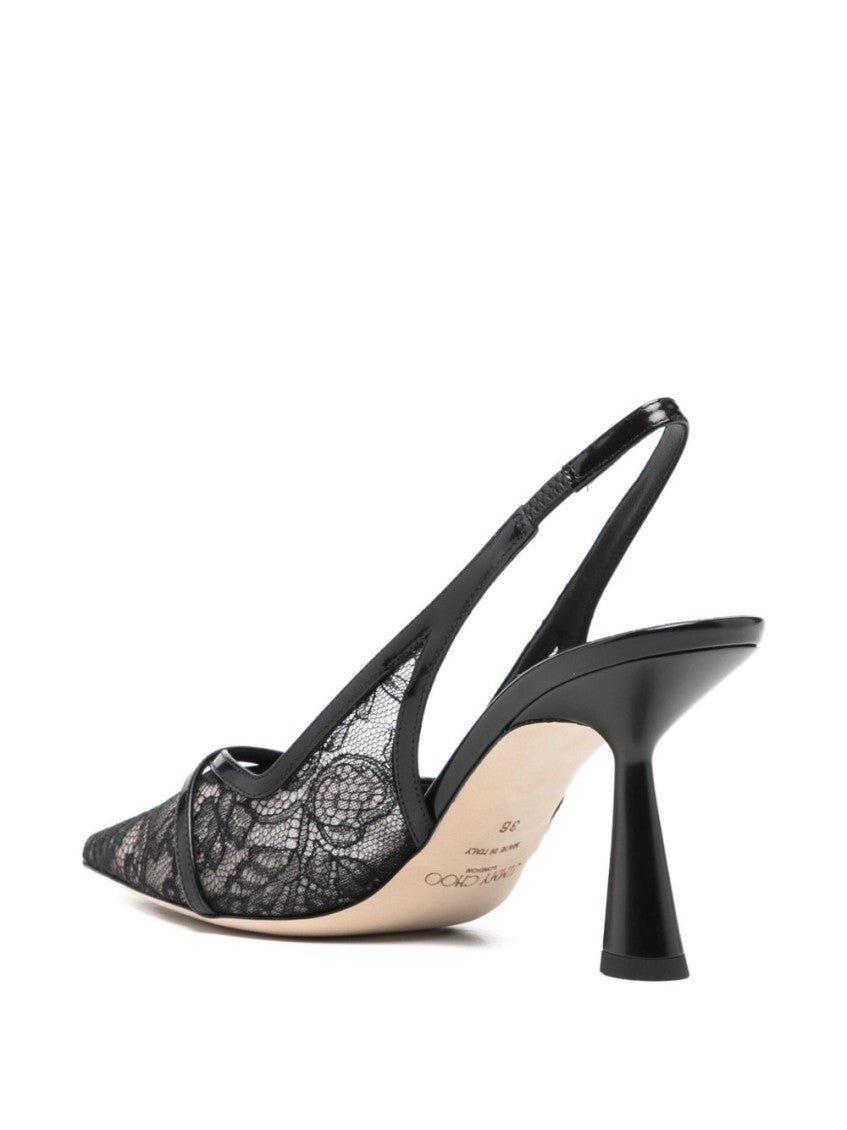 Black Amita patent leather pumps 4