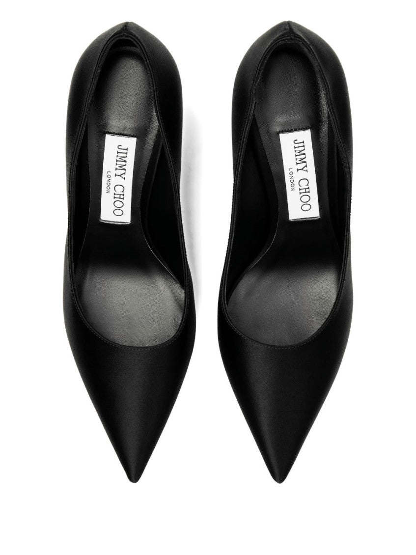 Black Leather Pumps 2