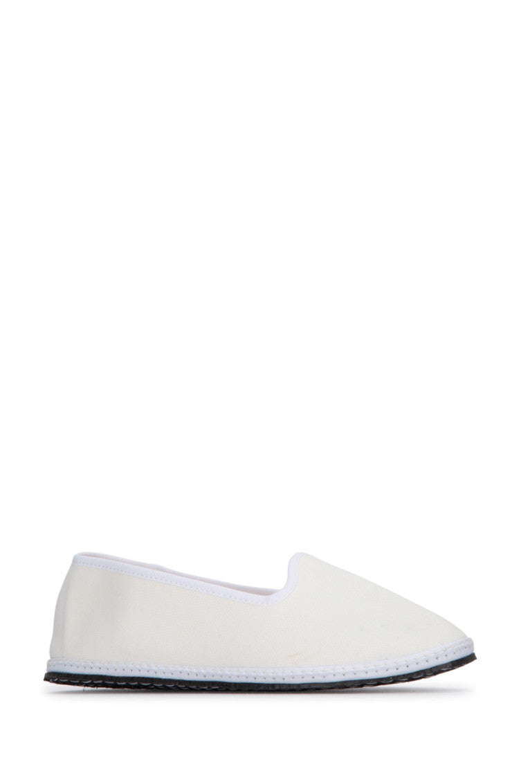 White Slip On Loafers 2